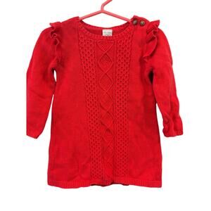 *CLOSEOUT SALE - BUNDLE ONLY* 5/$20 Red Sweater Dress - Carter's - 12mo